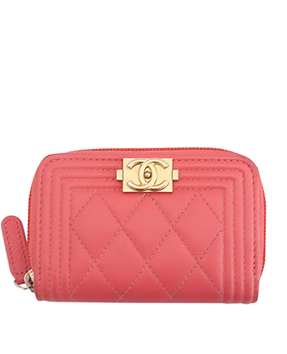 Chanel Boy Coin Purse, front view